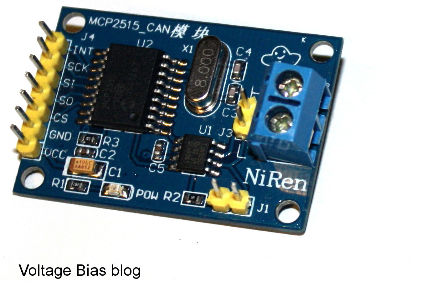 VoltageBias The Electronics Blog CAN Bus Project part 3 The MCP2515