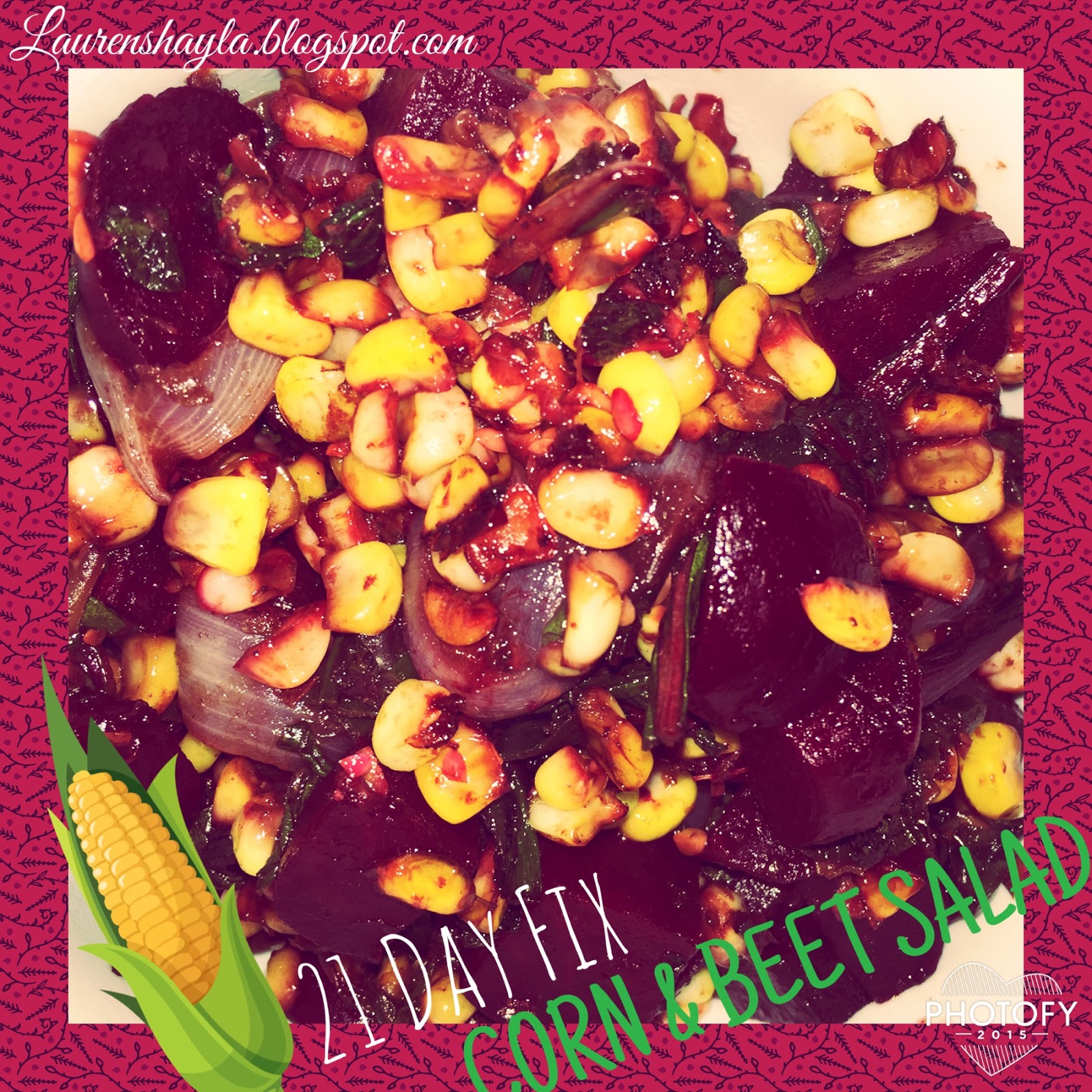 lauren shayla Corn and Beet Salad