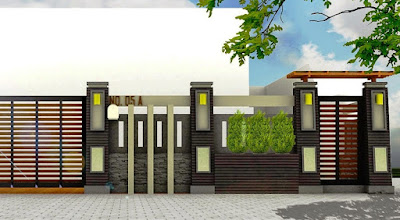 model pagar minimalis dengan batu alam terbaru model pagar minimalis dengan batu alam terbaru