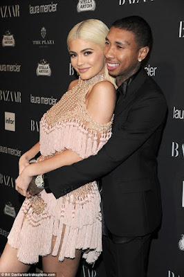 1 Kylie Jenner dazzles at Harper's Bazaar party in a stunning Balmain dress