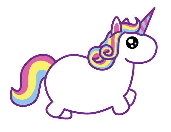 Fat unicorns on Pinterest  Unicorns, Cute Unicorn and 
