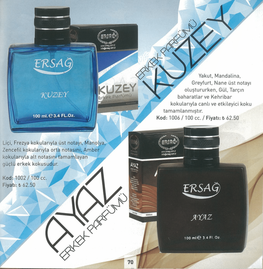 Ersag Kuzey Erkek Parfumu 100 Cc Ayaz Erkek Parfumu 100 Cc Ersag Ucretsiz Uyelik