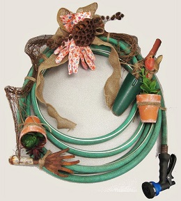 Garden Hose Wreath