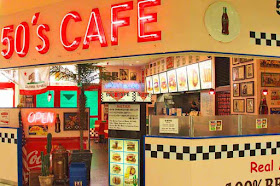 50's Cafe, interior, front counter
