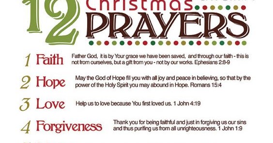 12 Christmas Prayers - Totus Tuus Family &amp; Catholic Homeschool