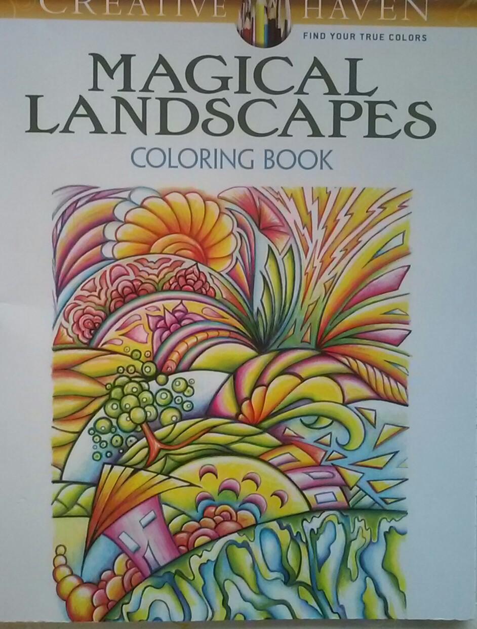 A Heep of Everything Adult Coloring Book Review Magical Landscapes