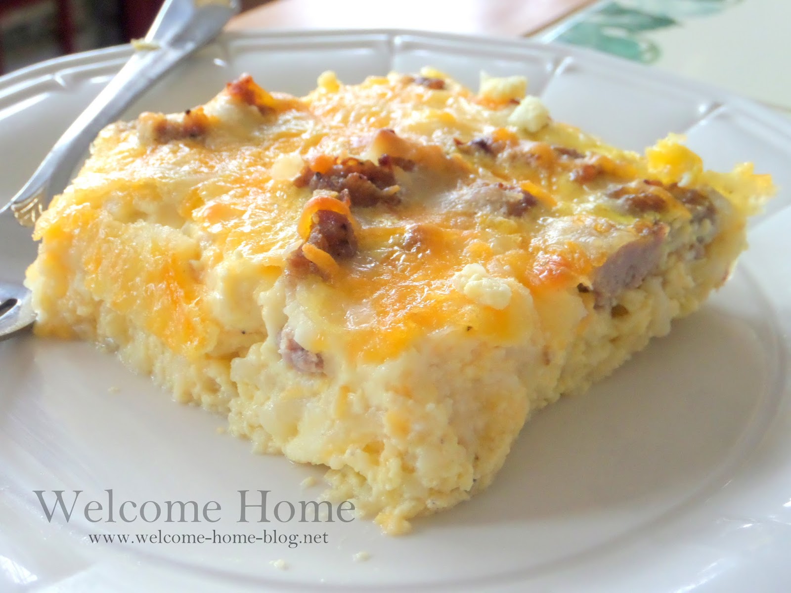 Welcome Home Blog: Sausage Breakfast Casserole