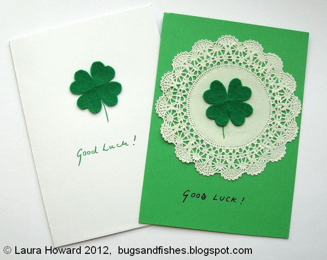 http://bugsandfishes.blogspot.co.uk/2012/03/diy-lucky-four-leaf-clover-card.html