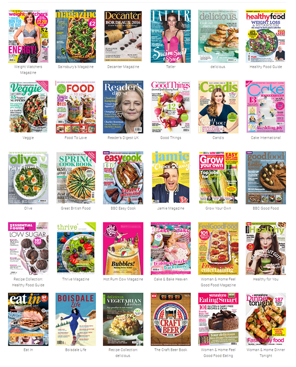 One Year's Subscription to Readly Giveaway - National Vegetarian Week