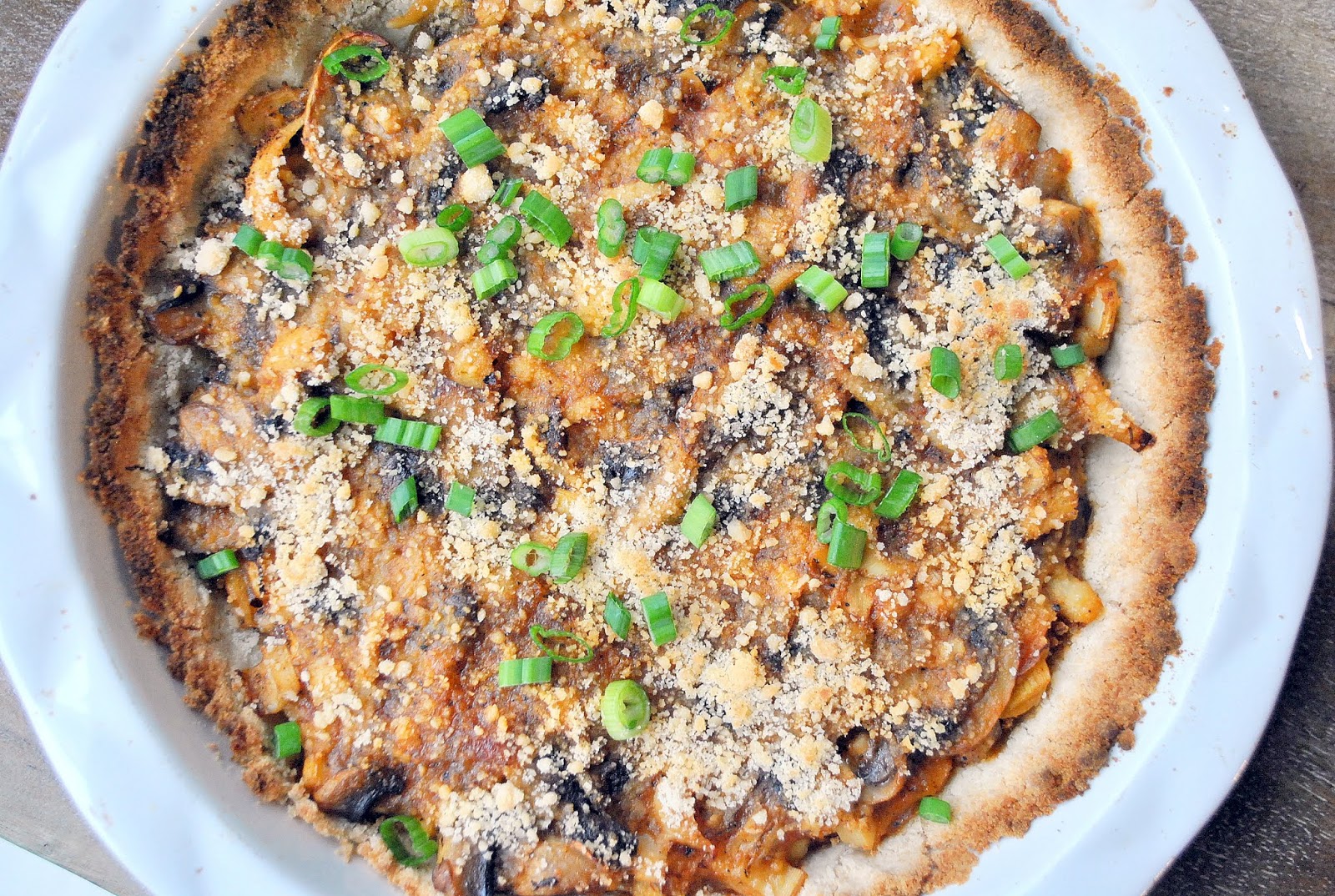 Christmas Series Mushroom & Heart of Palm Pie (Torta de Cogumelo