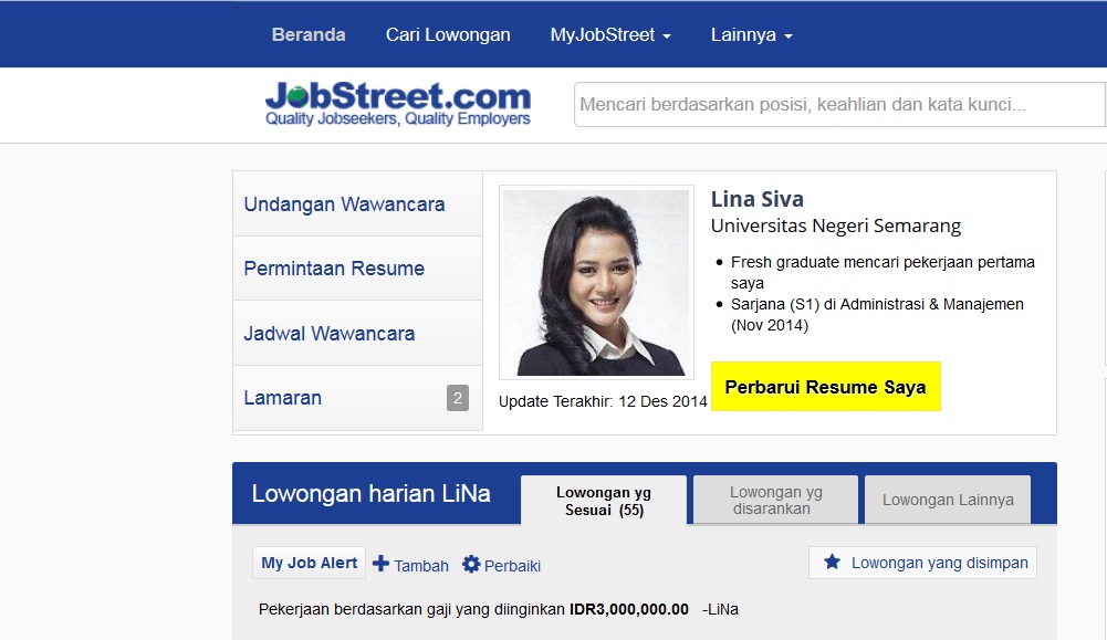 Contoh Resume Di Jobstret - Surat Lamaran Kerja Jobstreet Ben contoh resume di jobstret surat lamaran kerja jobstreet ben