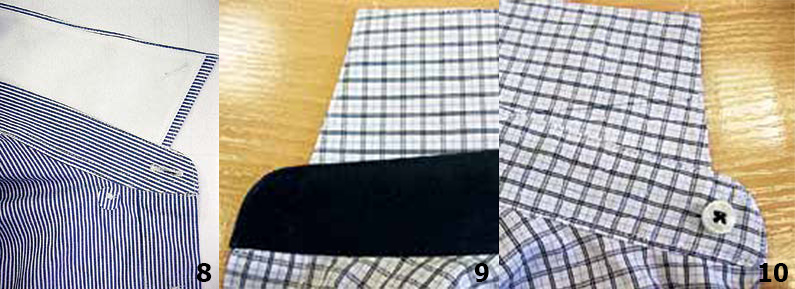 Обработка воротников в мужской сорочке: жесткие, двойные, воротники с "косточками"