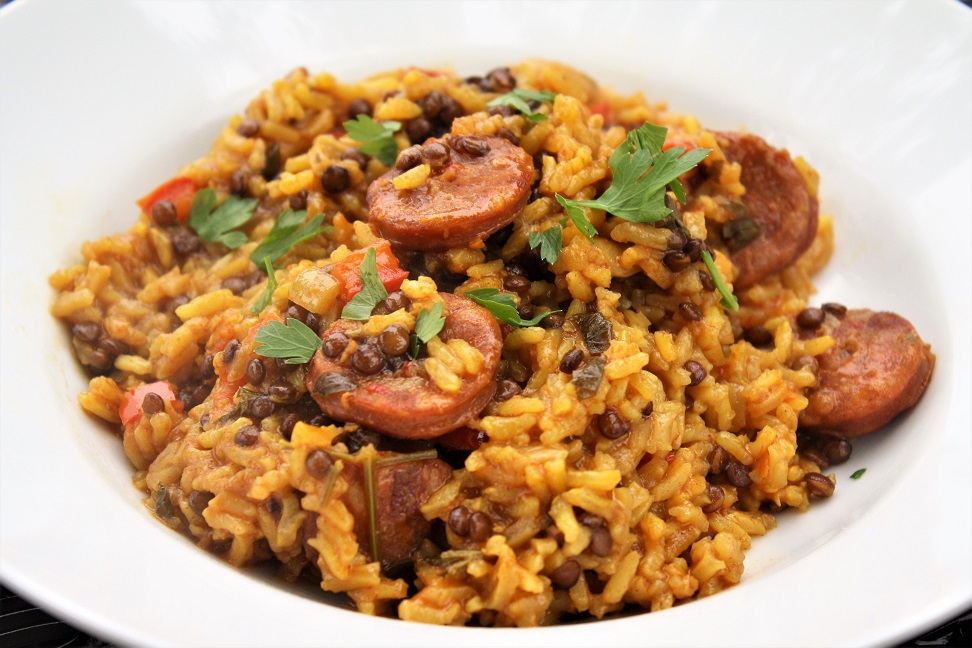 Cooking Gluten Free with Bea Chorizo and Rice Instant Pot