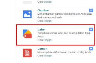 Pilih Label Pilih Label