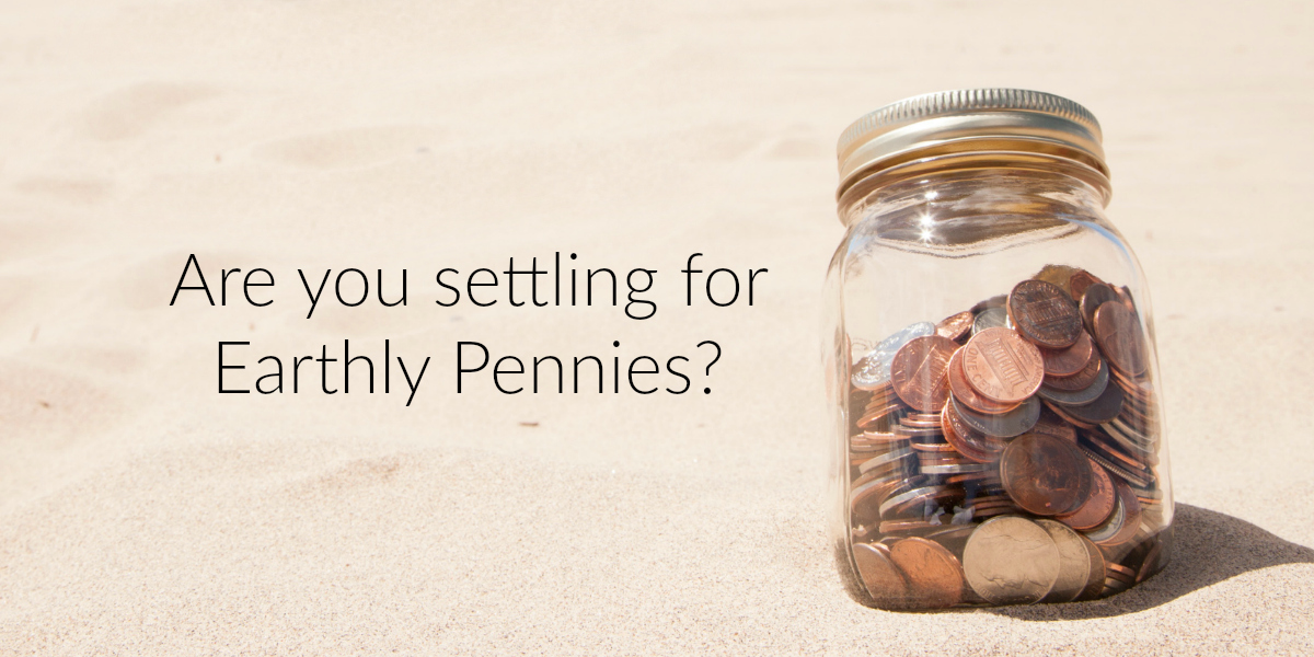 Bite Size Bible Study Pennies or Quarters Earthly or Heavenly Treasure?