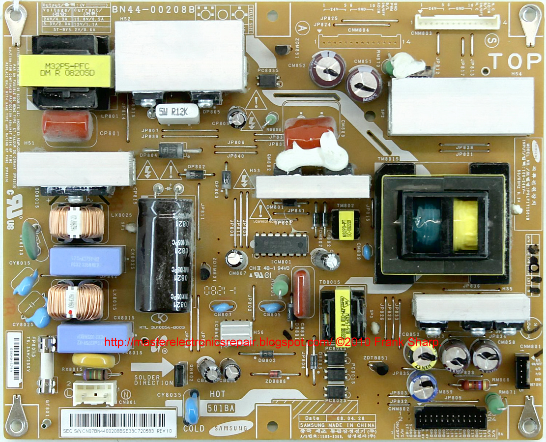 Master Electronics Repair ! REPAIRING / SERVICING TV SAMSUNG LE26A330J1