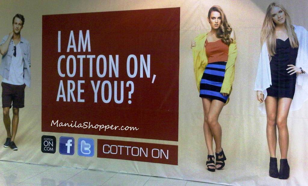 Manila Shopper Cotton On to open in the Philippines