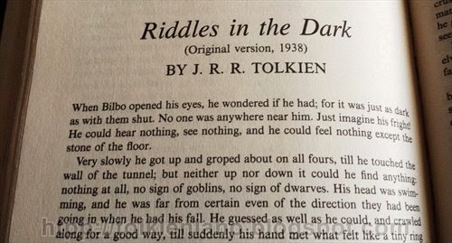 Tolkien collection: Riddles in the Dark di J.R.R. Tolkien, versione del ...