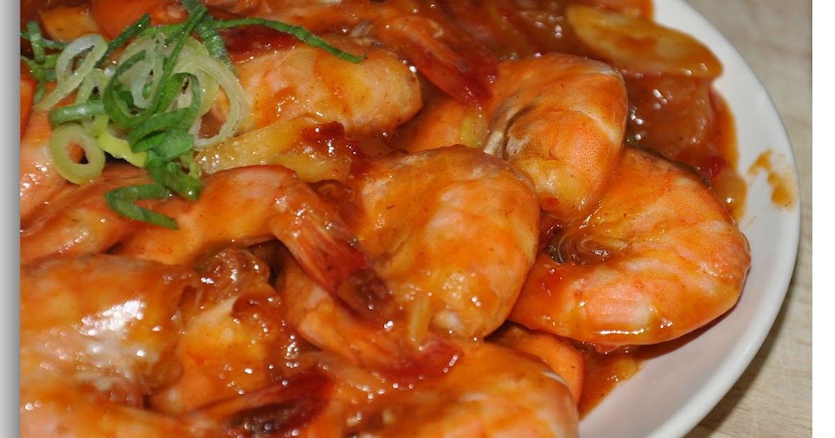 Resep Masakan - Udang Goreng Asam Pedas