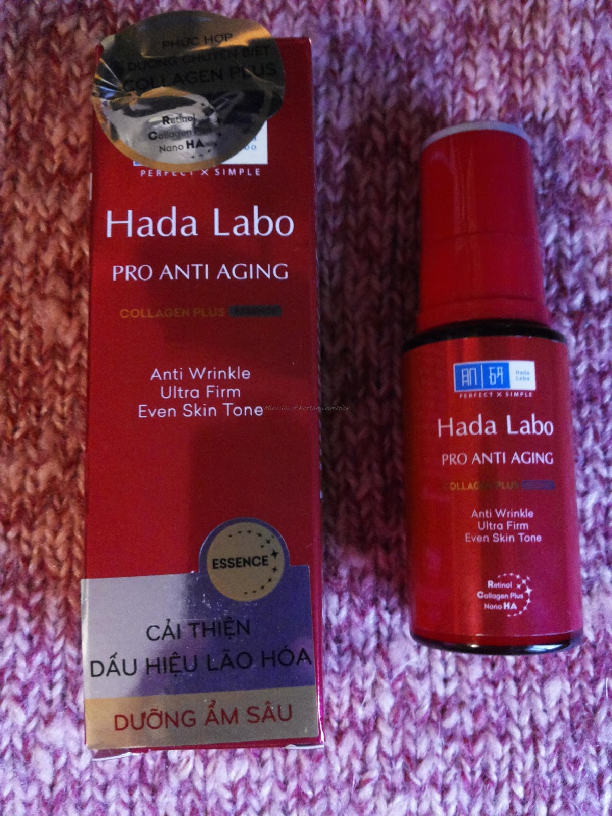 Review Hada Labo Pro Anti Aging collagen plus series Hada Labo