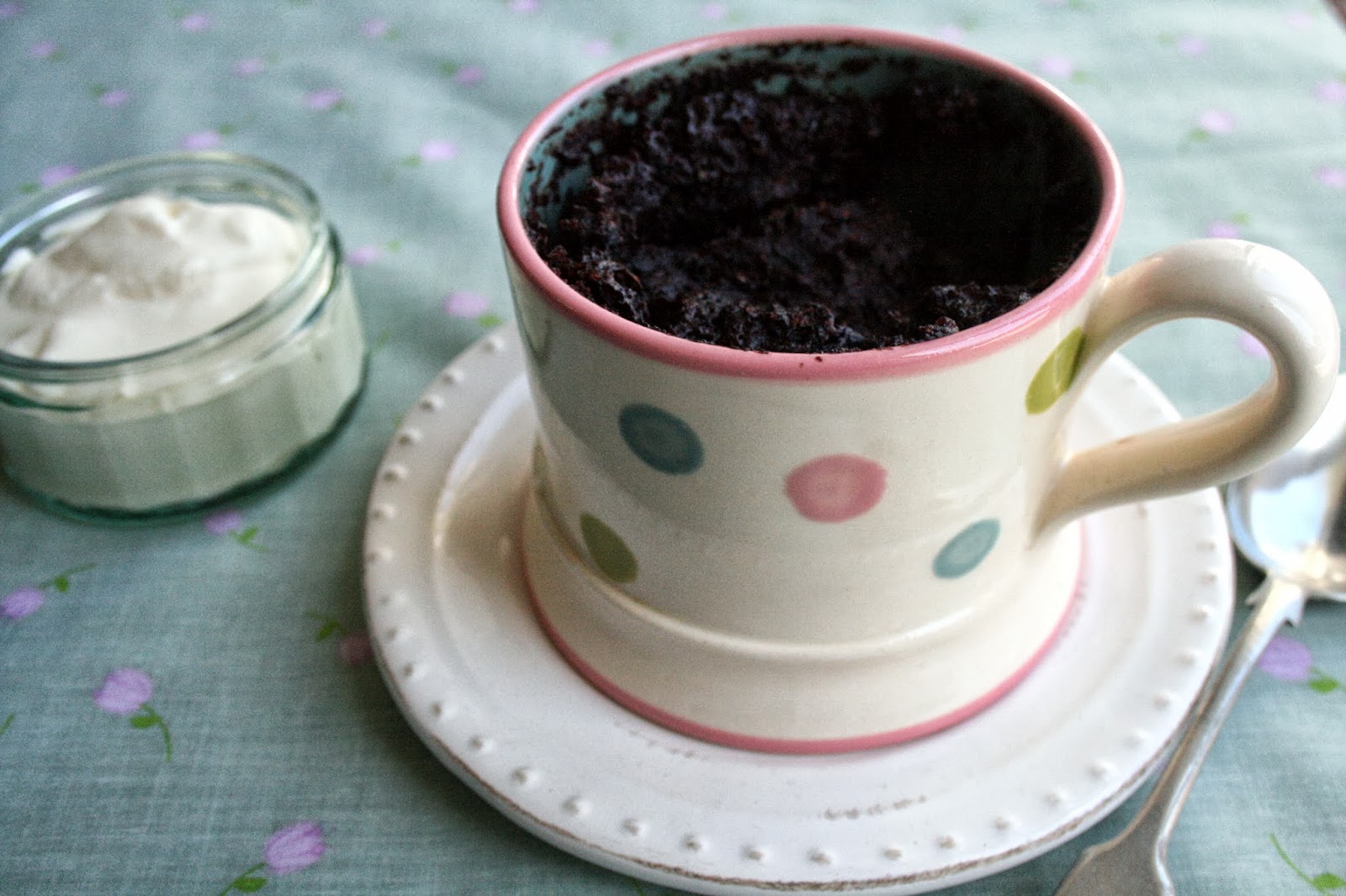 The Sponge Chocolate Self Saucing Pudding in a mug