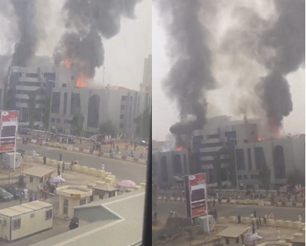 fire nnpc towers abuja