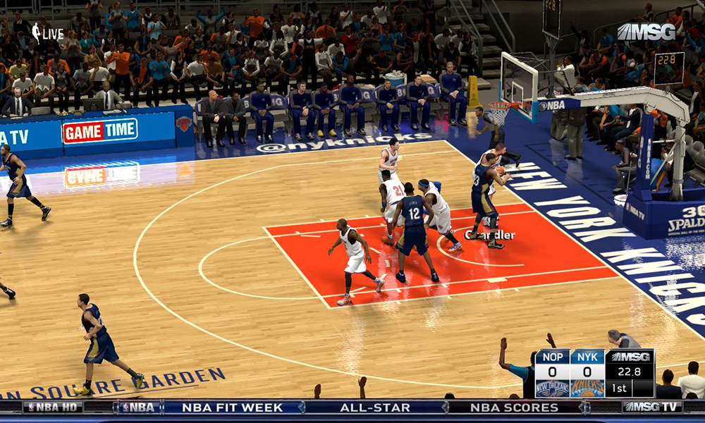NBA 2K14 MSG TV Overlay and Watermark Mod