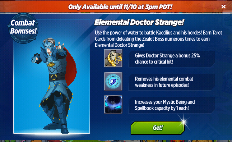 Marvel Avengers Academy Doctor Strange Character Outfit Elemental Doctor Strange