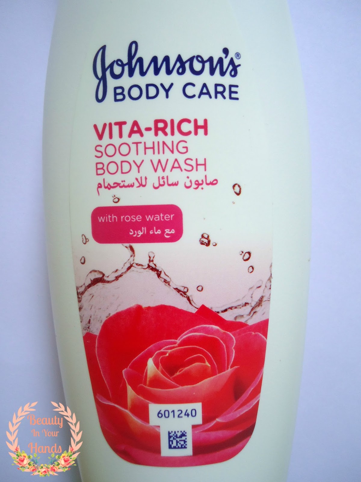 Beauty In Your Hands Johnson’s Body Care VitaRich Soothing Body Wash with rose water review
