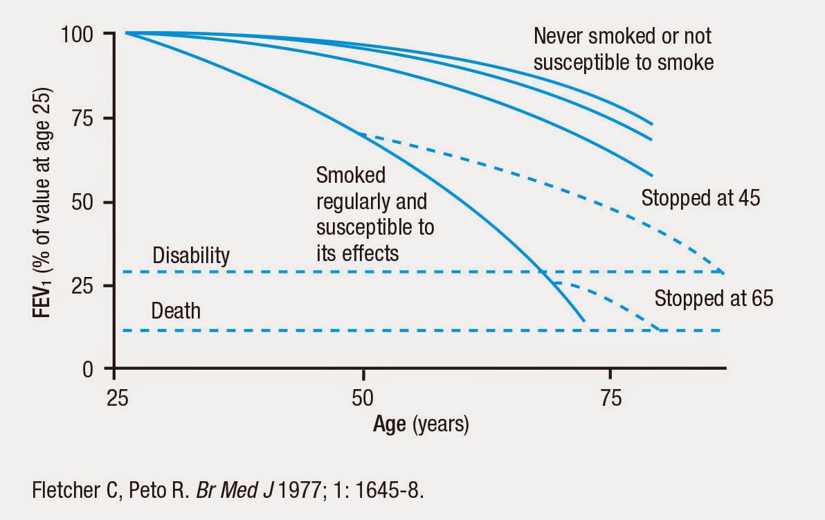 Cigarette Quitting Chart