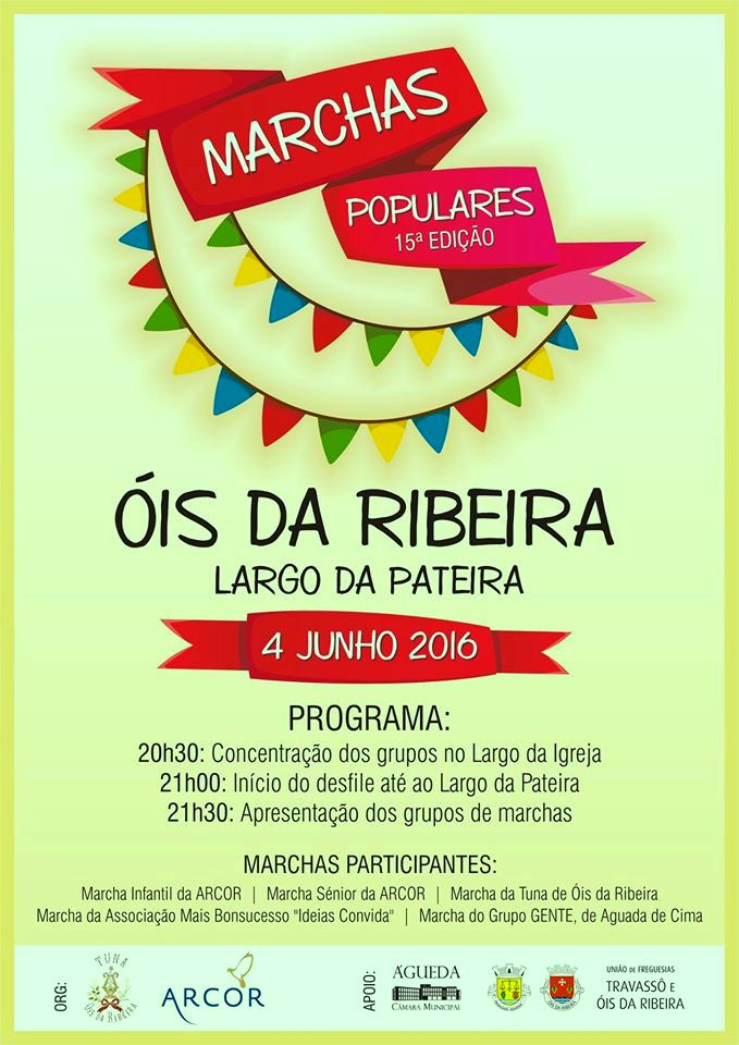 AS MARCHAS POPULARES DE ÓIS DA RIBEIRA DE 2016!