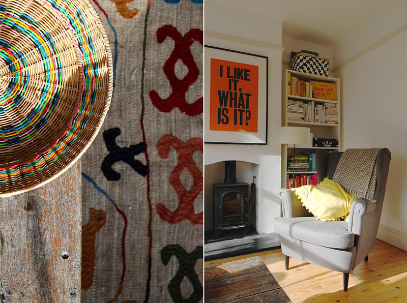 Living room home tour Oyster & Pearl blog - Ikea, Habitat, HM Home