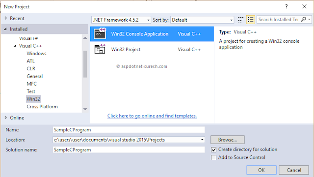 Write and Run C (C++) Program in Visual Studio 2010/ 2012 / 2013 - ASP ...