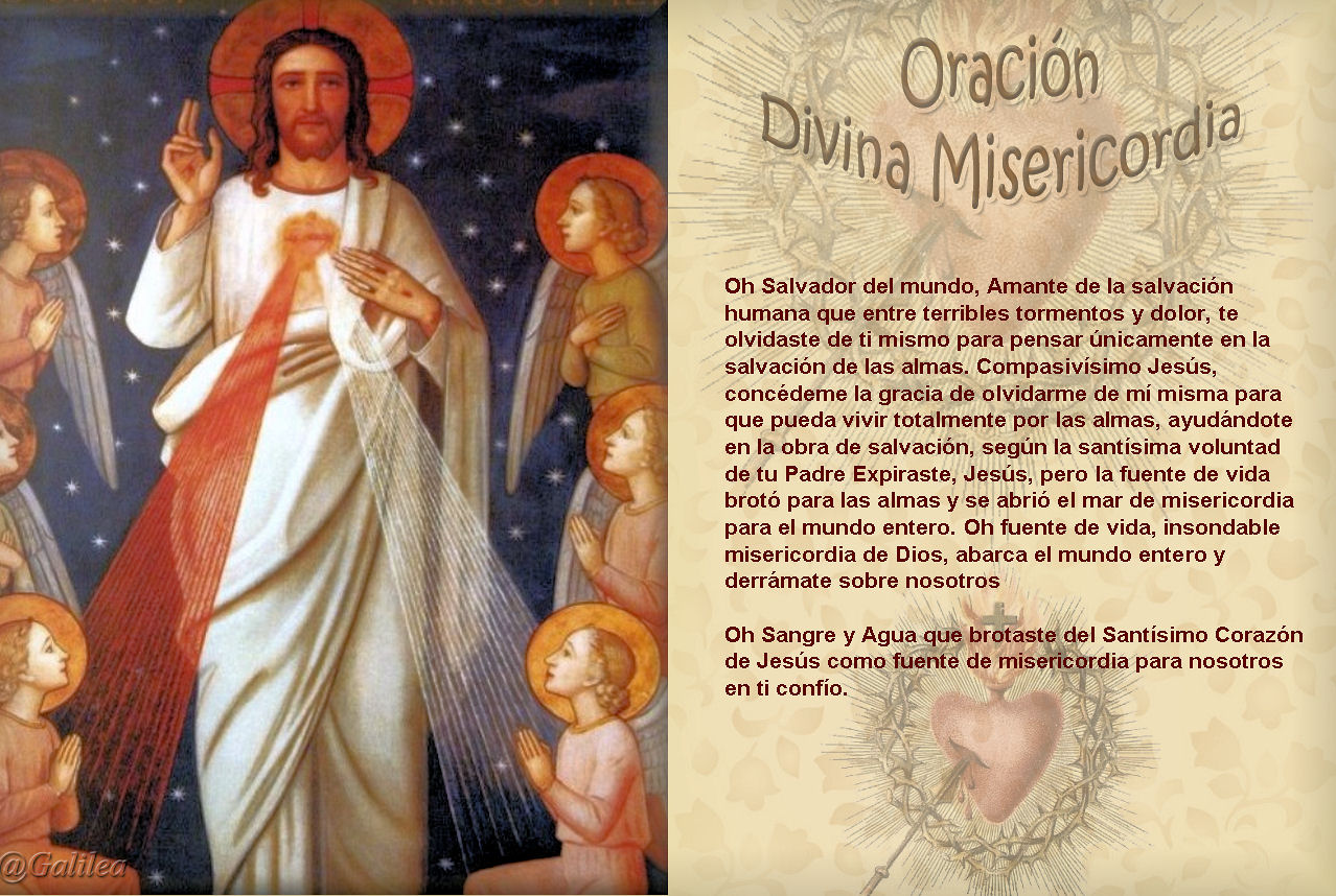 Santa María, Madre de Dios y Madre nuestra Oración Divina Misericordia