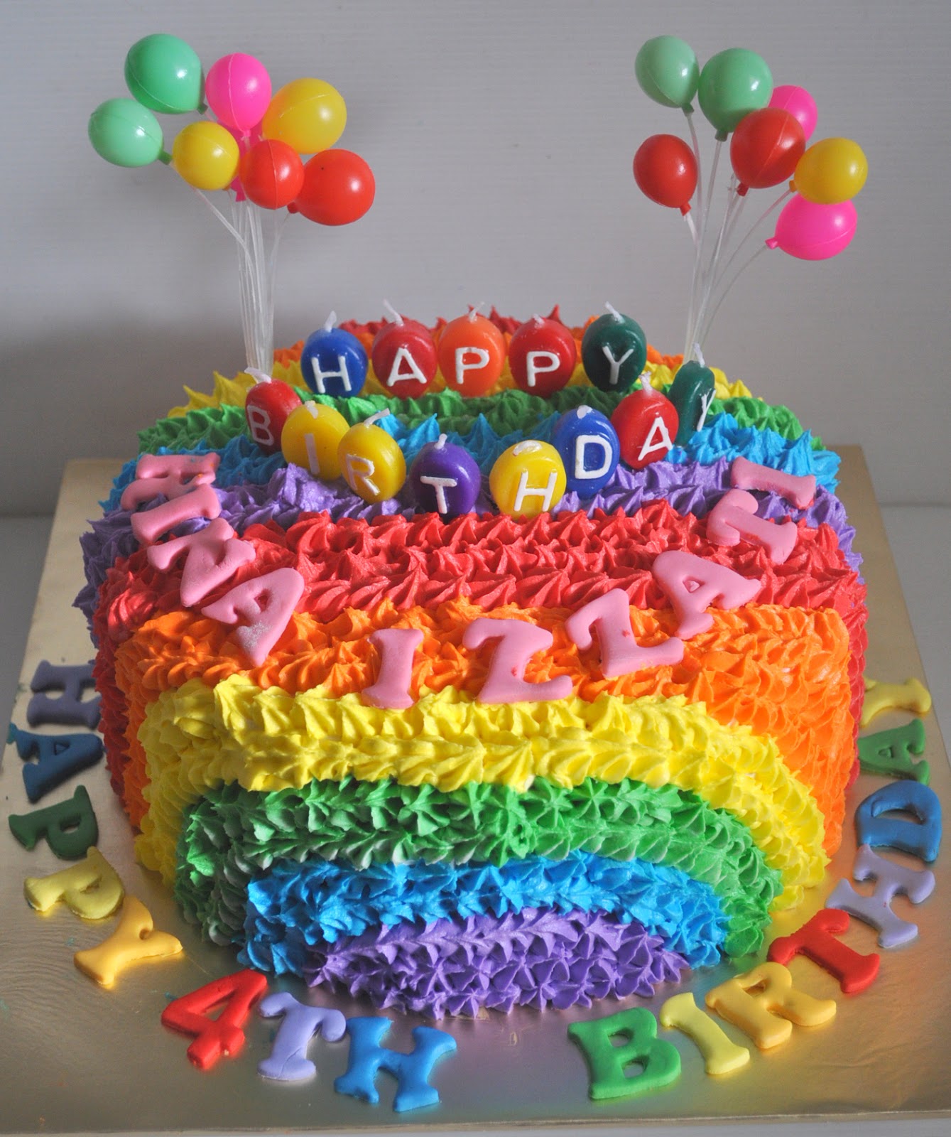 Izah's Kitchen The All Rainbow cake