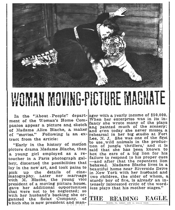 Alice Guy Blaché WOMAN MOVING-PICTURE MAGNATE