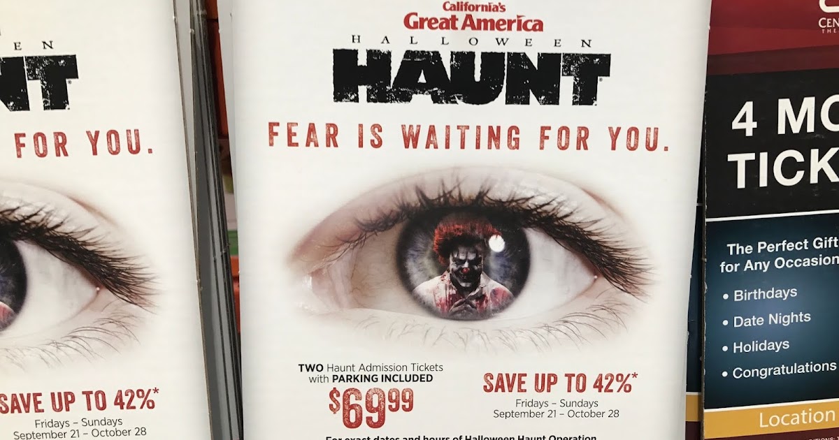 Great America Halloween Haunt (2 Admission Tickets + Parking) Costco