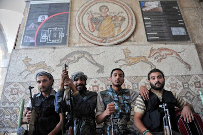 Famed Syria mosaic museum damaged in barrel bombing