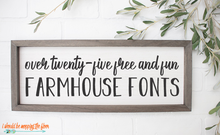 Farmhouse Font