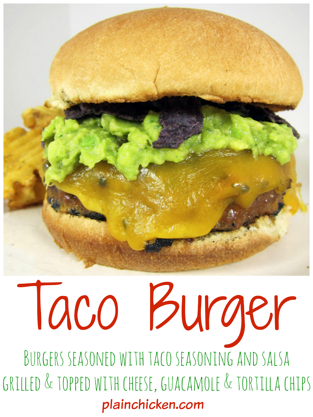 Easy Taco Cheeseburger Plain Chicken®