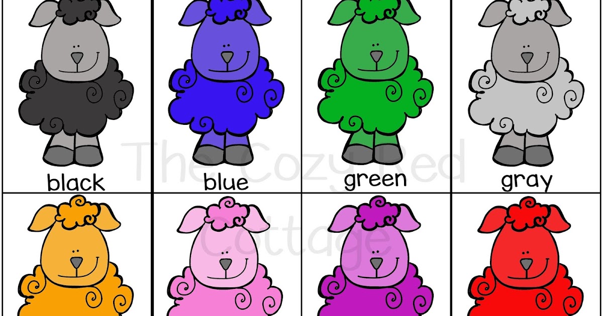 The Cozy Red Cottage: Sheep Color Matching Game