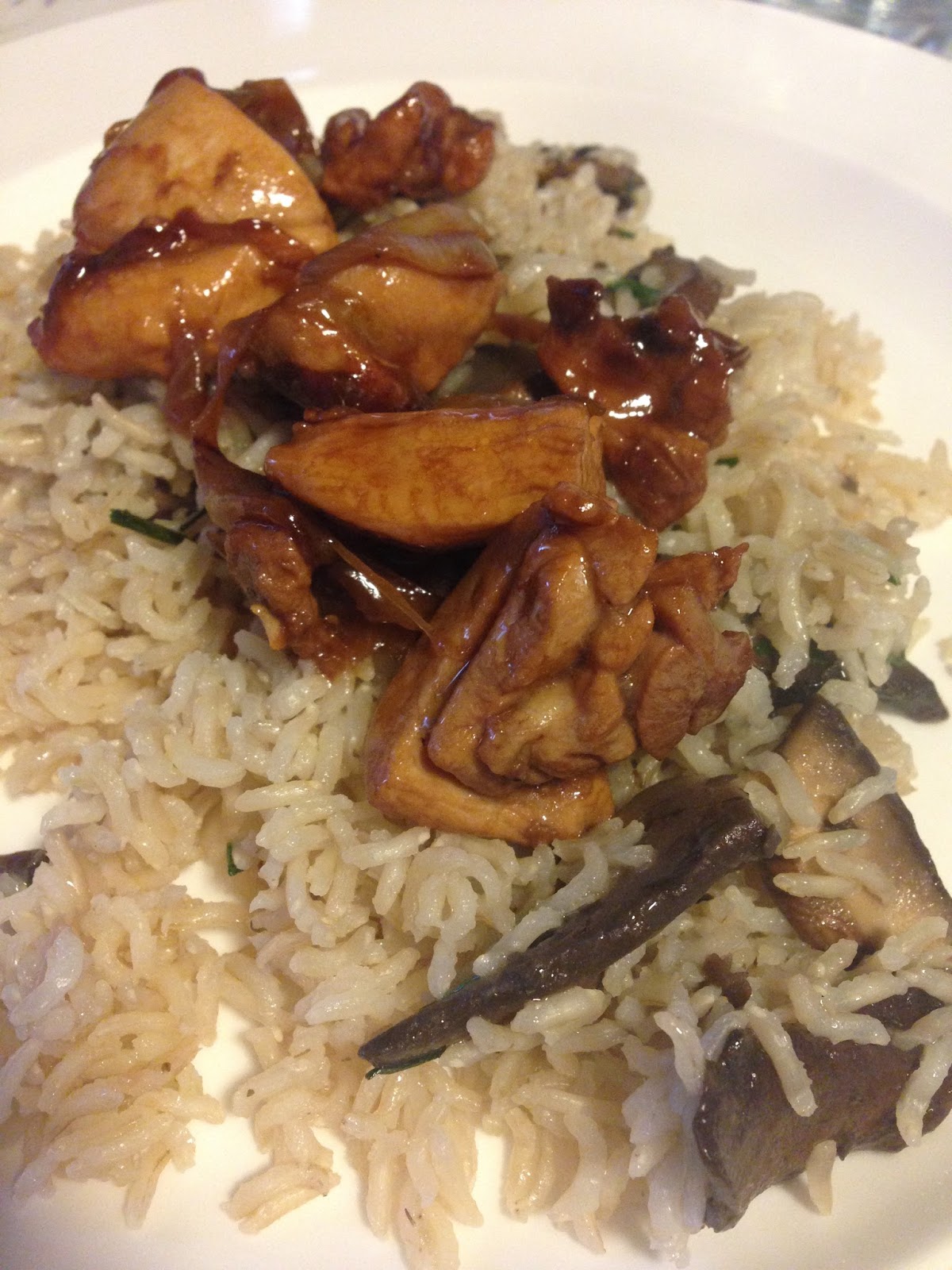 La Belle Auberge Pilaf di riso basmati integrale con funghi e pollo