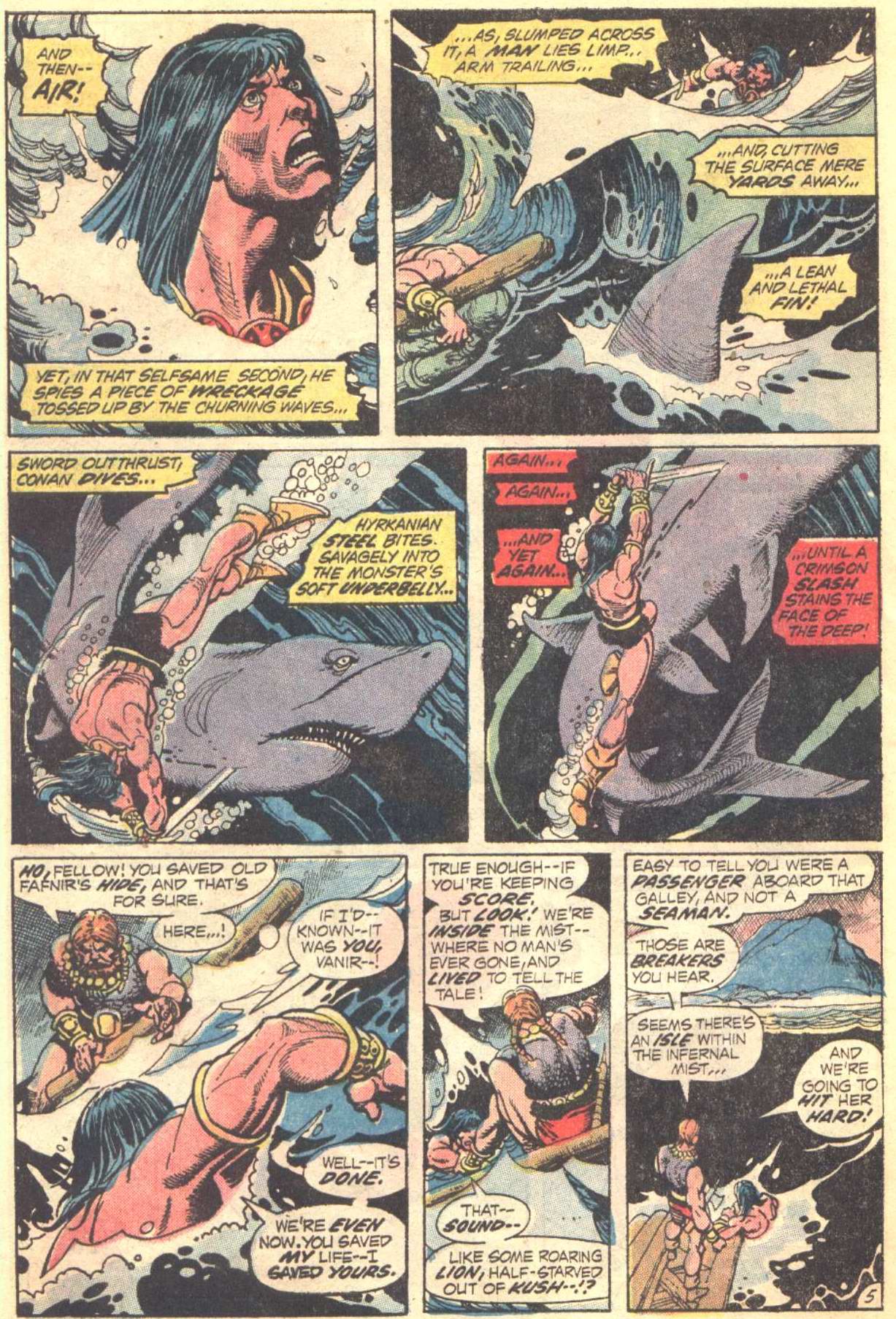 Read online Conan the Barbarian (1970) comic -  Issue #17 - 6