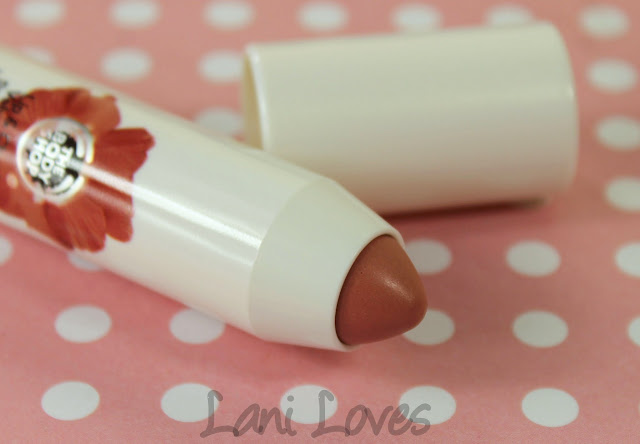 The Body Shop Lip & Cheek Velvet Stick - Poppy Nude Swatches & Review