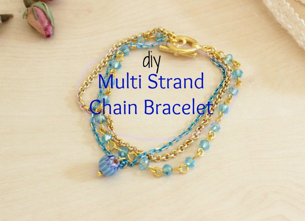 DIY Multi Strand Chain Bracelet!!! Ef Zin Creations