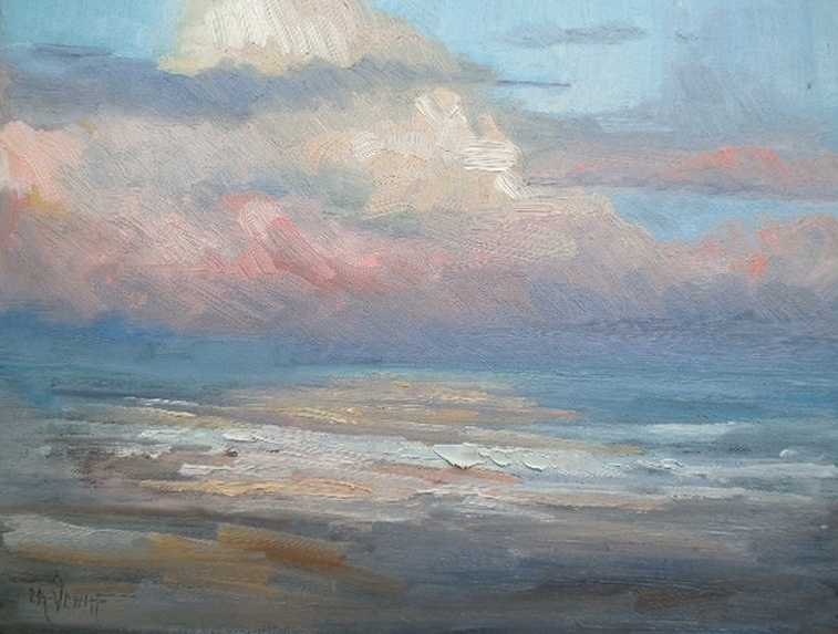 Palette Knife Painters, International Seascape Painting, Daily