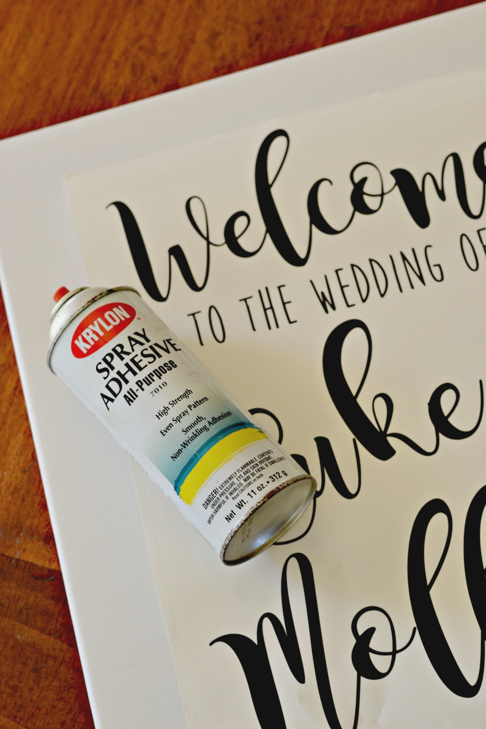 The Secret to Sticking Vinyl on A Canvas