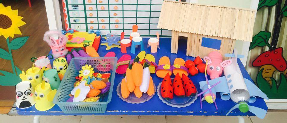 Hình ảnh đồ dùng đồ chơi tự tạo mầm non