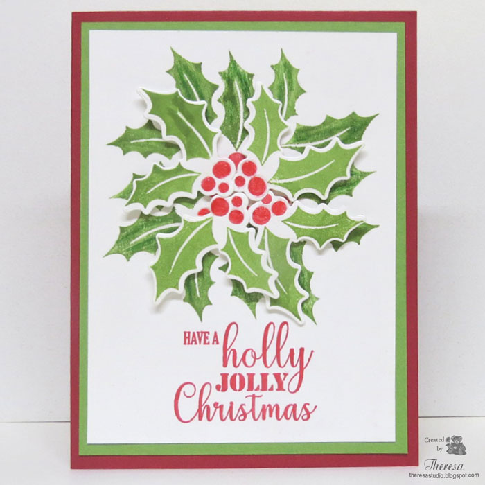theresas studio a pair of christmas cards with wreaths christmas cards wreaths