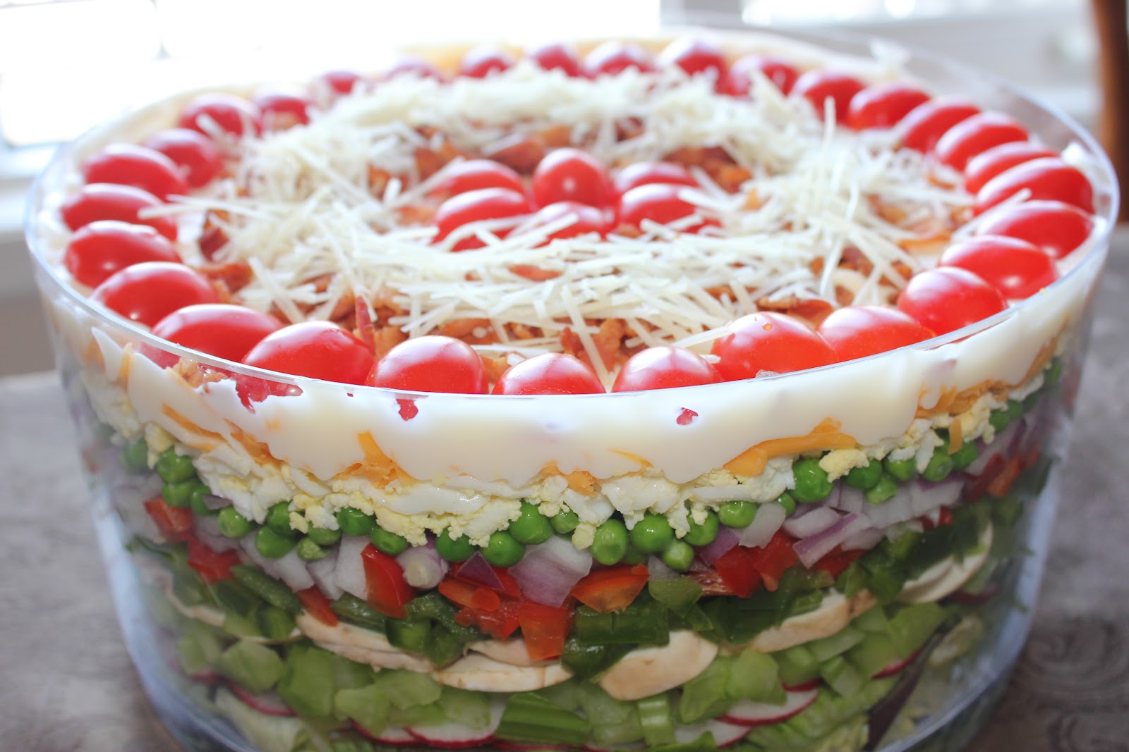 Sisters Luv 2 Cook: Betty's Layered Salad